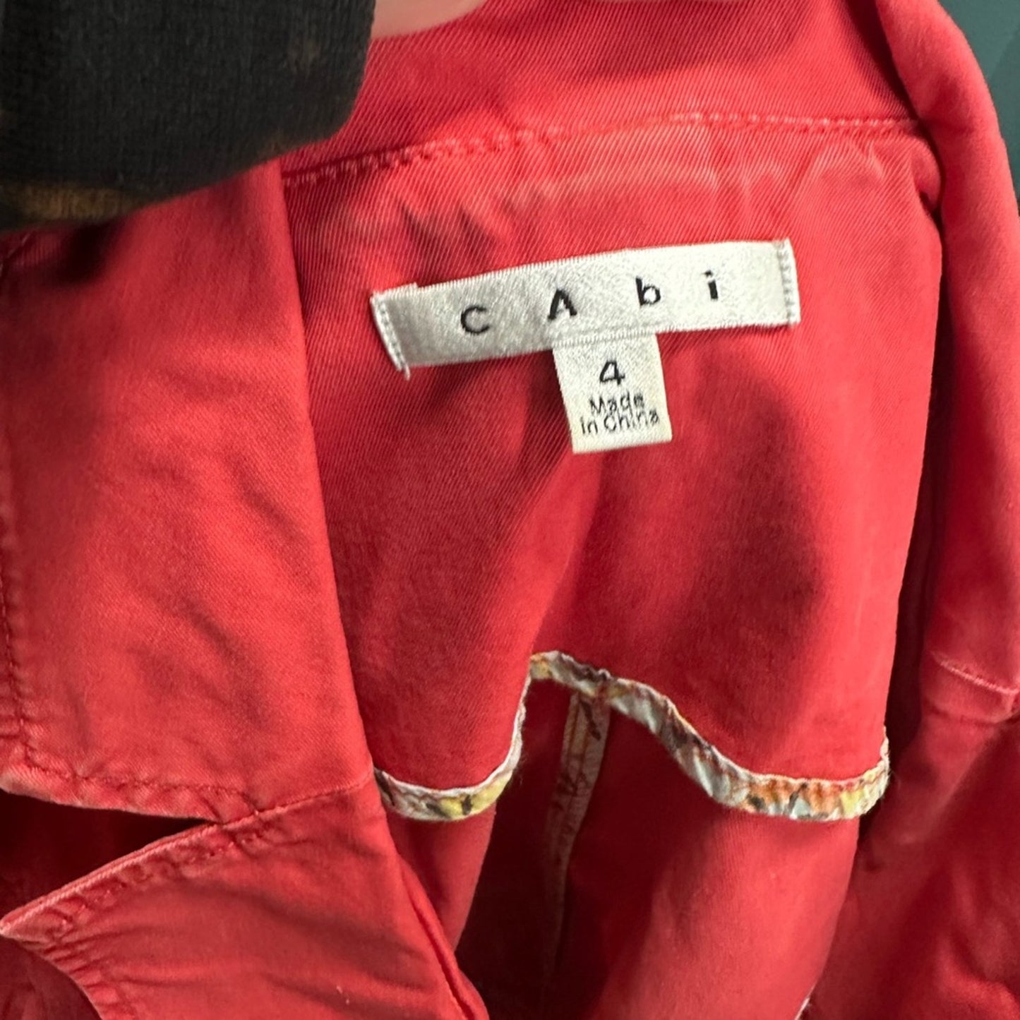 CAbi Red Boxy Jacket