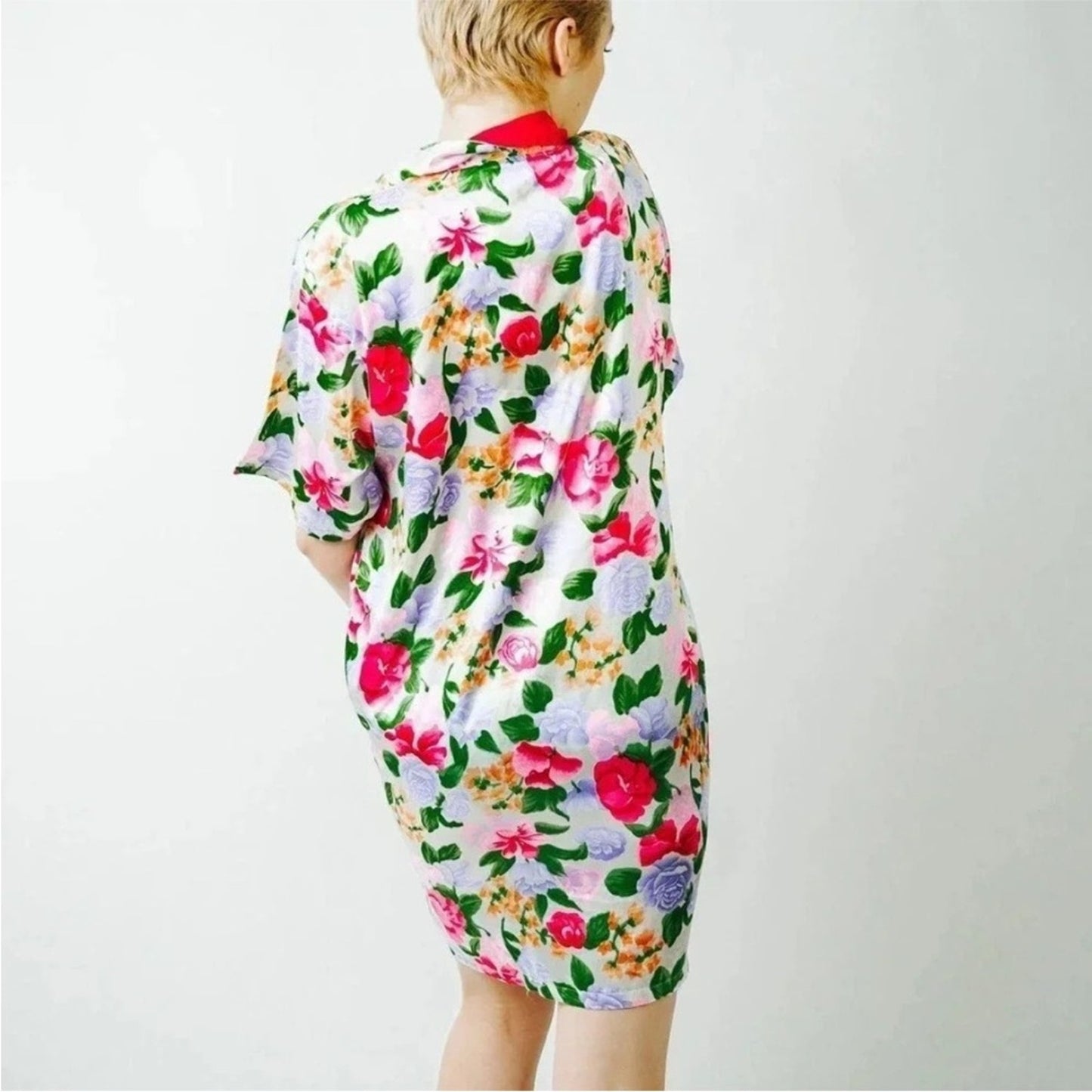 Vintage A’Milan Floral Women's Sleepwear Robe