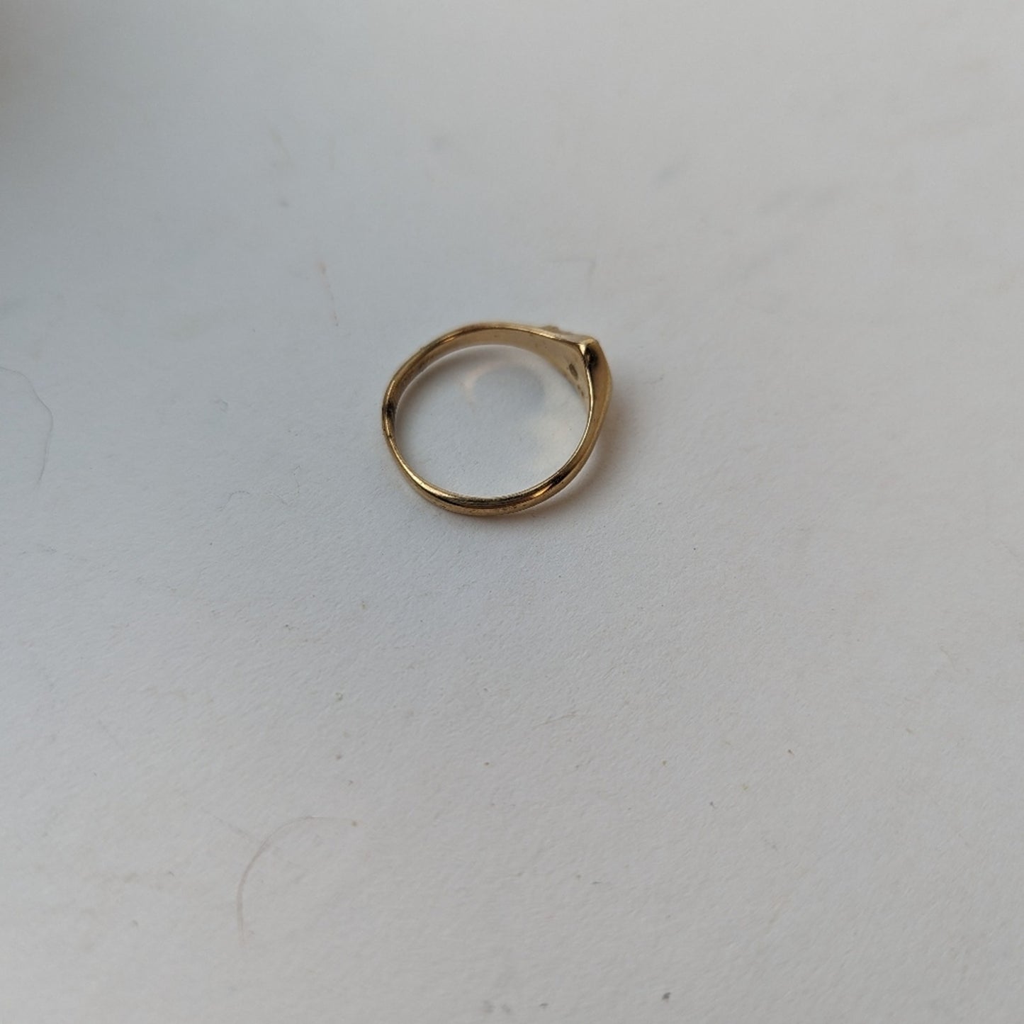Gold Heart Ring - 6