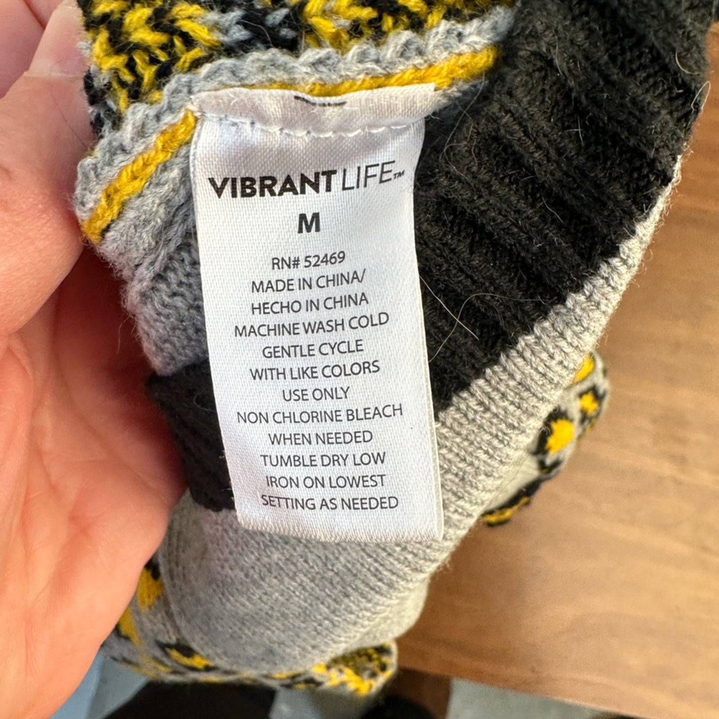 Yellow and Black Leopard Print Knit Dog Sweater