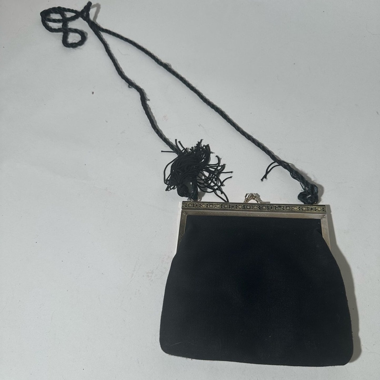 Elegant Black Floral Wristlet Clutch
