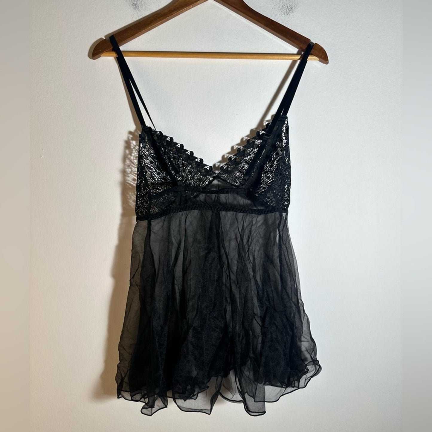 Elegant Black Lace Babydoll