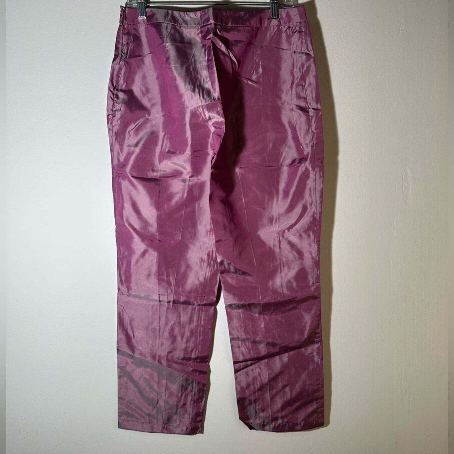 Zara Vibrant Purple Satin Pants