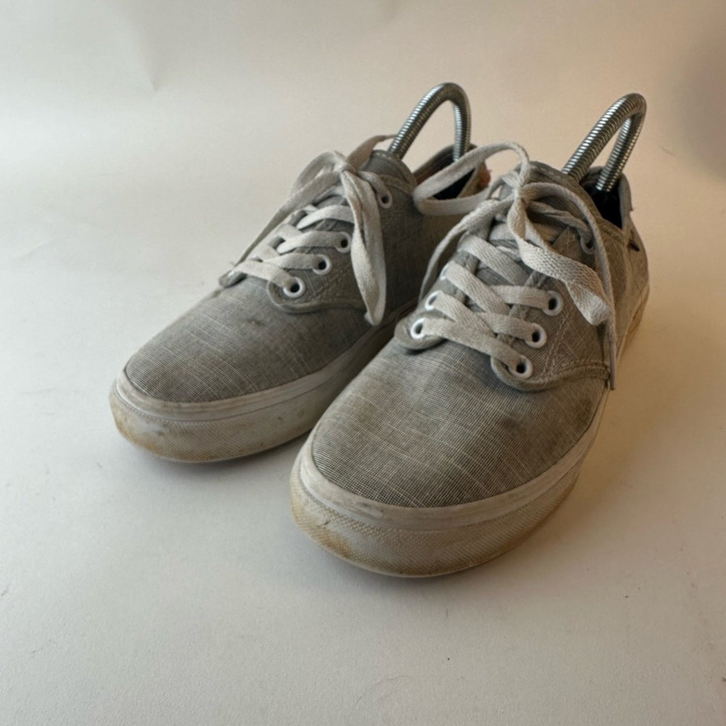 Vans Lo Top Canvas Lace Up Sneakers