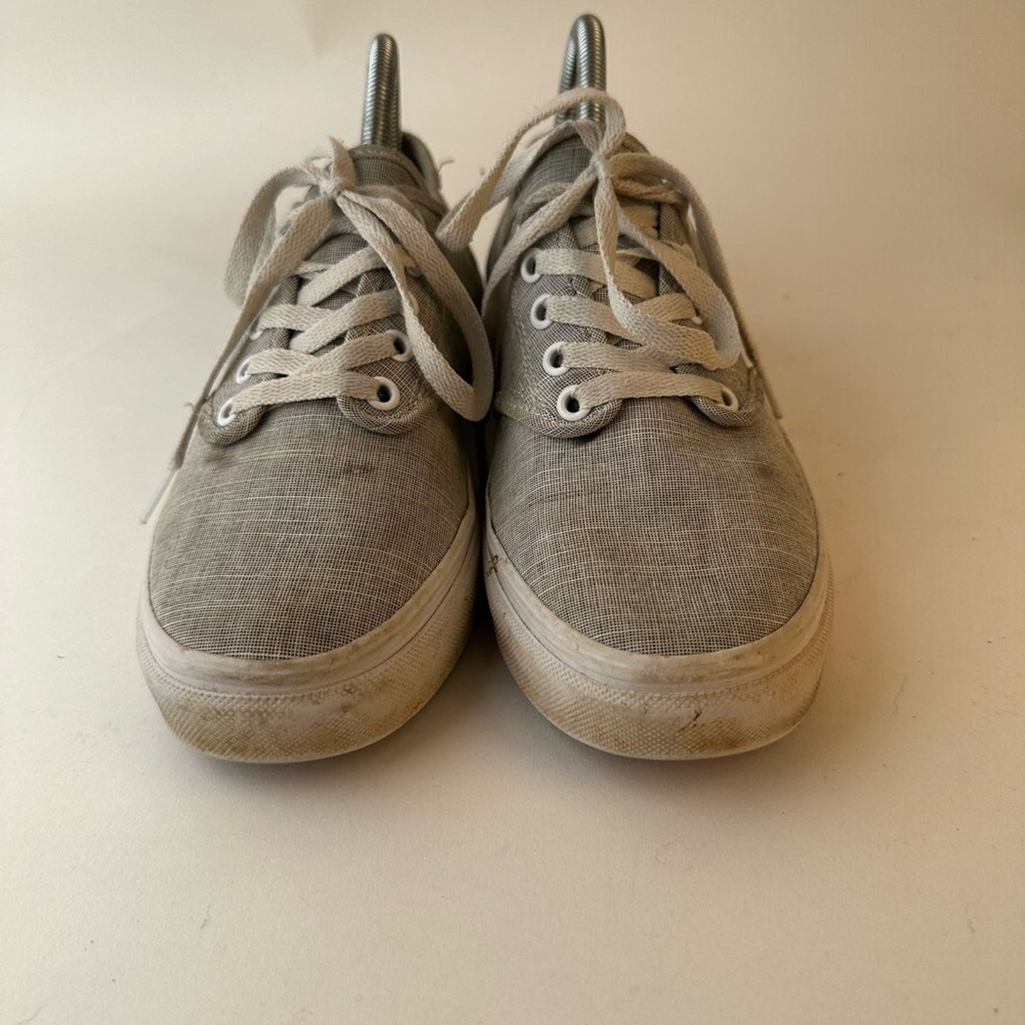 Vans Lo Top Canvas Lace Up Sneakers