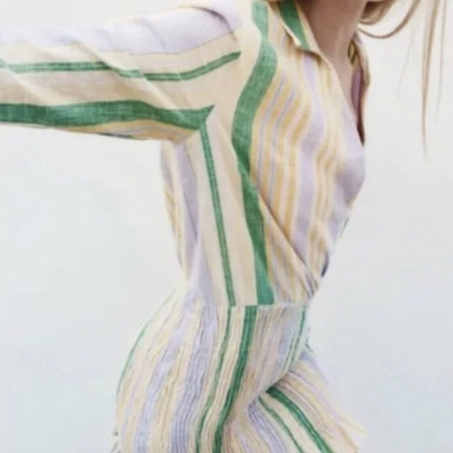 Zara Striped Multicolor Dress