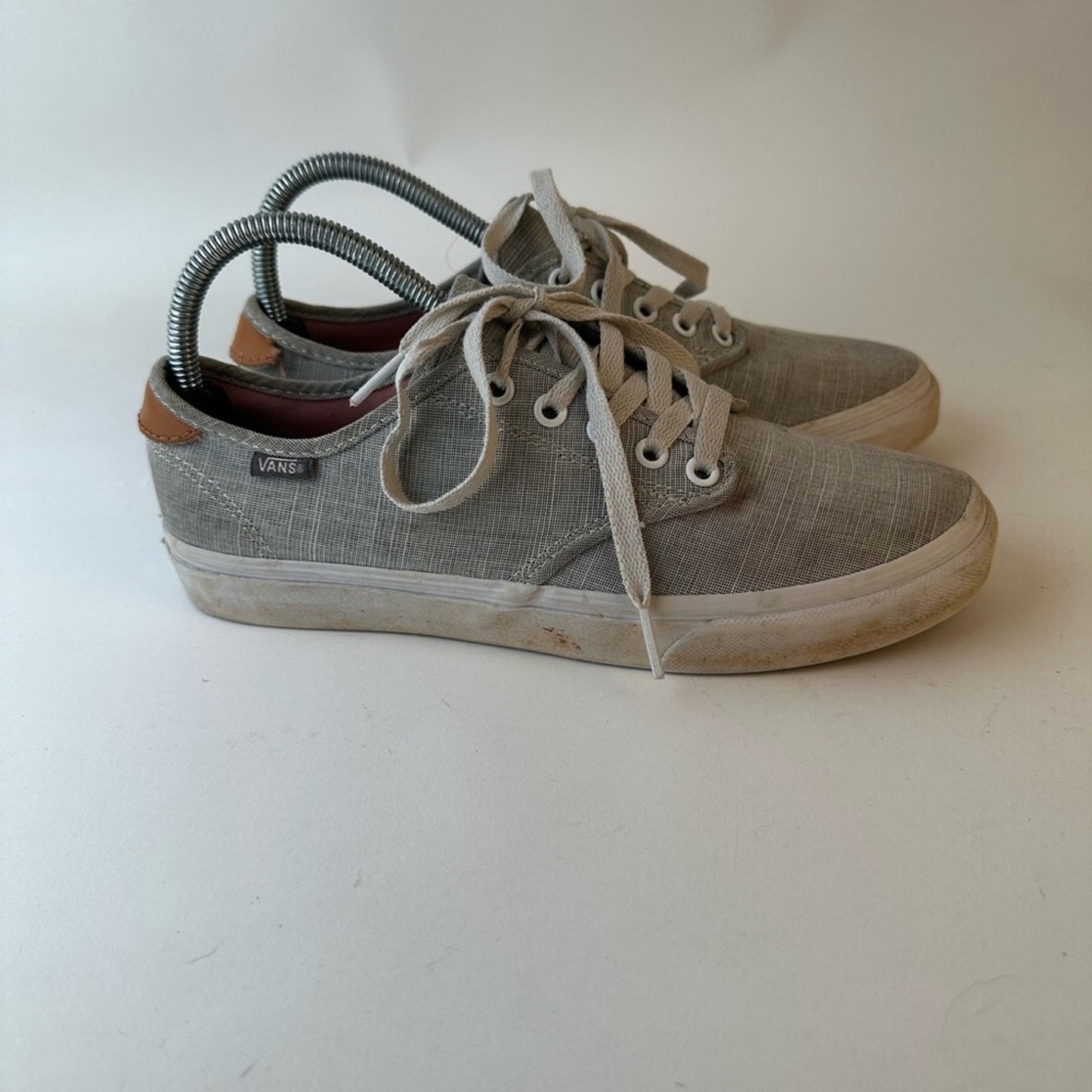 Vans Lo Top Canvas Lace Up Sneakers