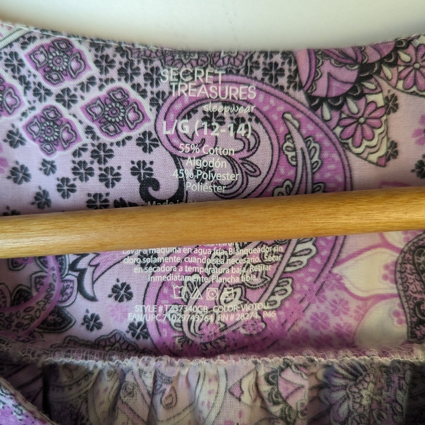 Secret Treasures Sleepwear Nightgown Robe