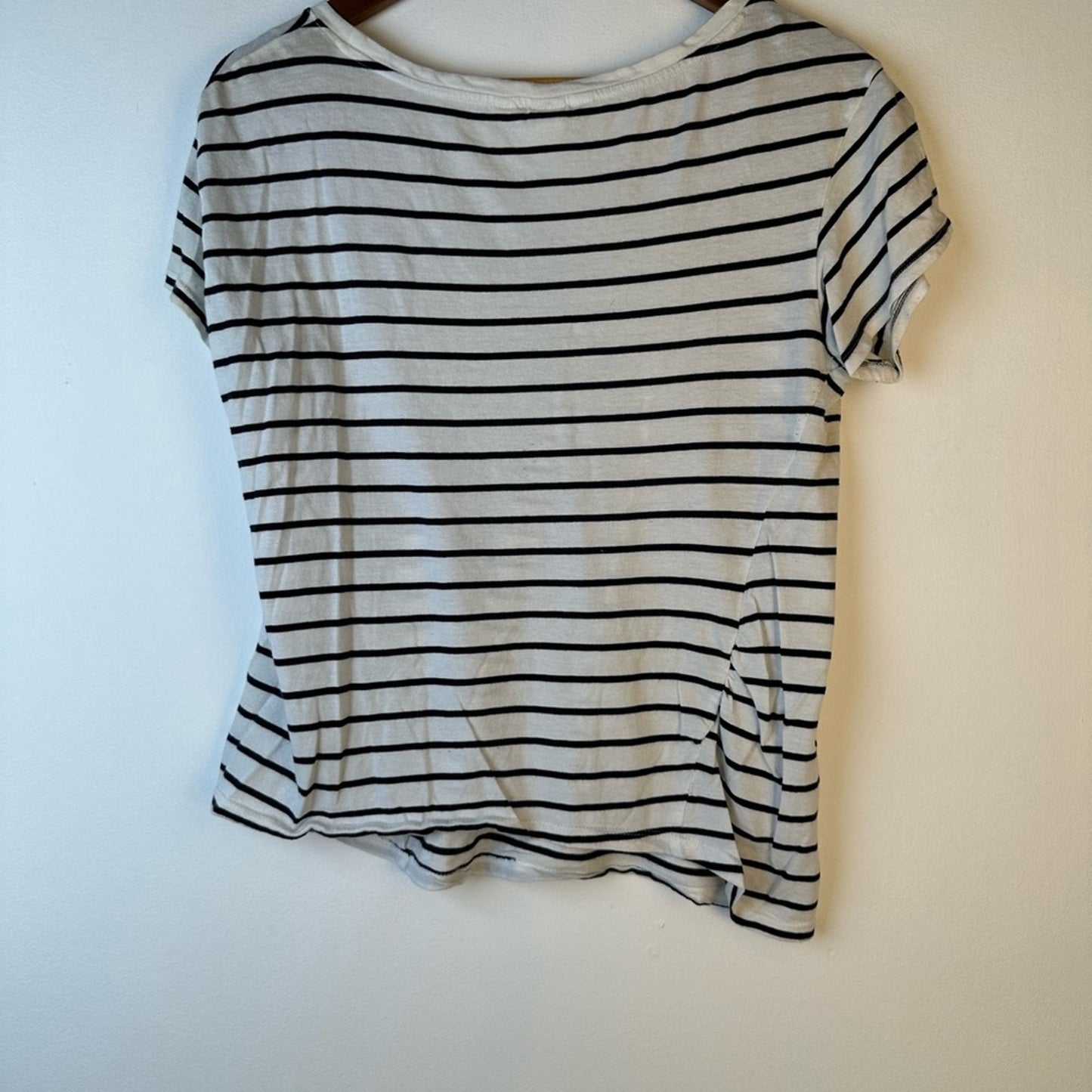 H & M Striped Maternity Tee Shirt
