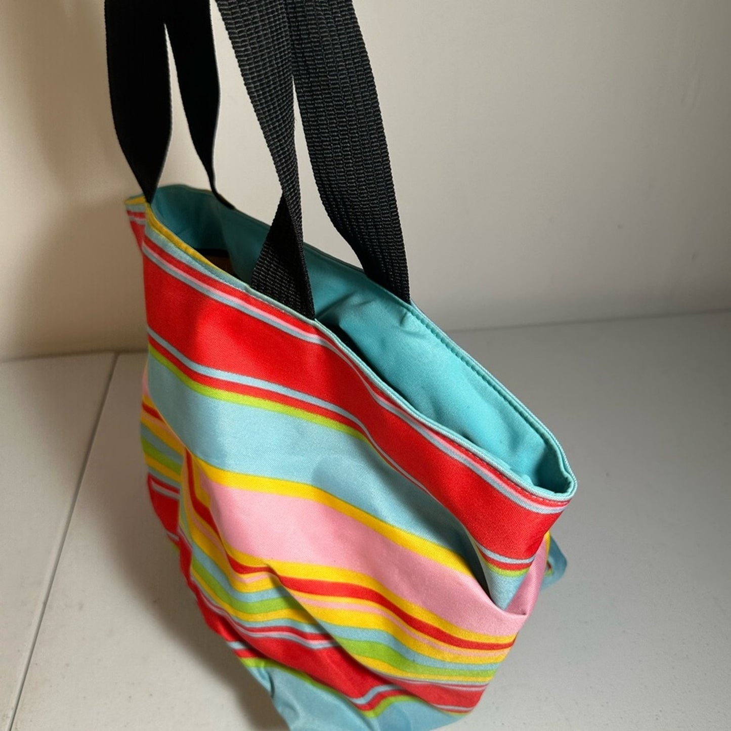Vincelli Colorful Striped Tote Bag