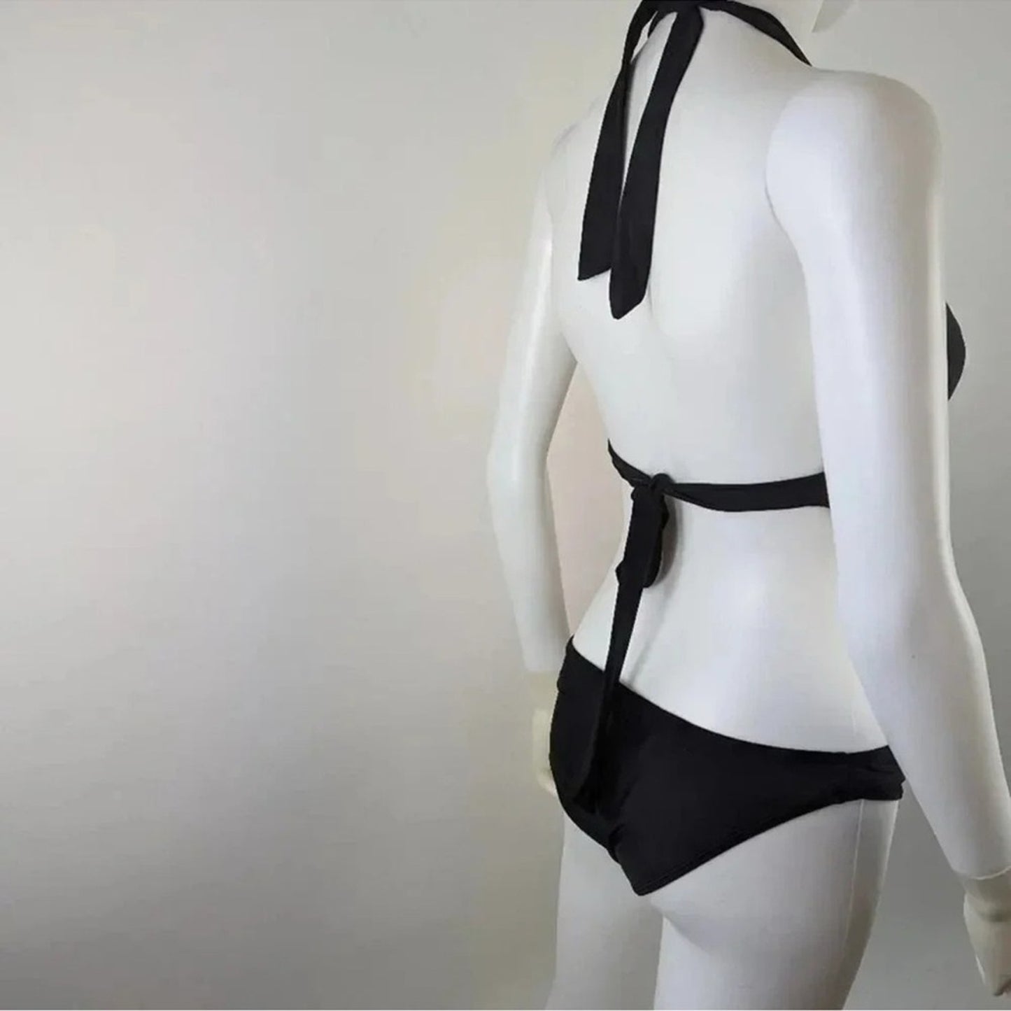 Wet Seal Black Swimsuit with Cutout Design