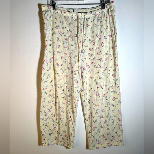 Floral Print Pajama Pants