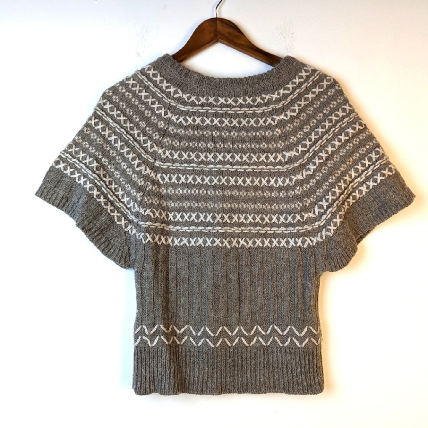 Stambecco Italian Embroidered Sweater - Medium
