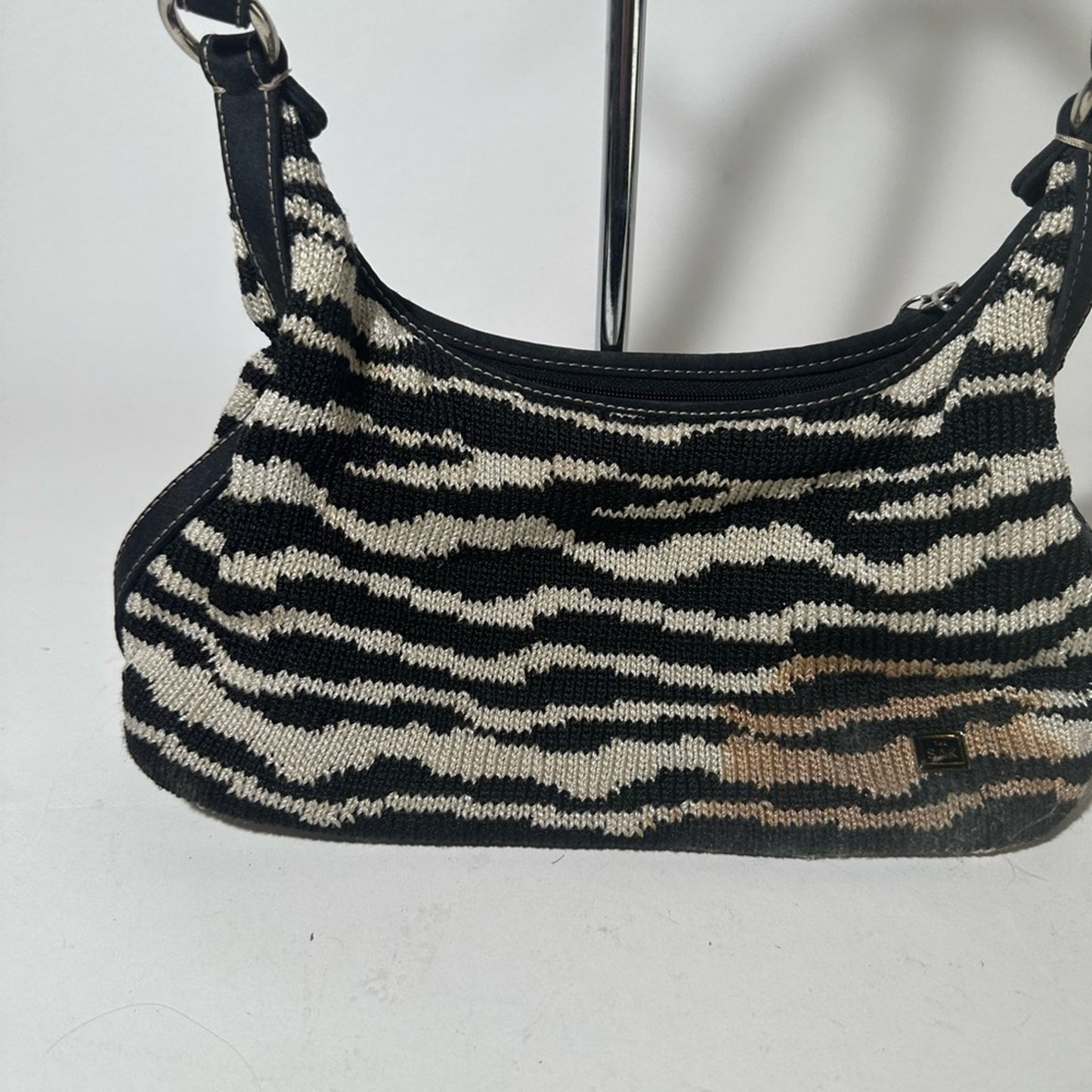 Black and White Zebra Print Women's Bag
