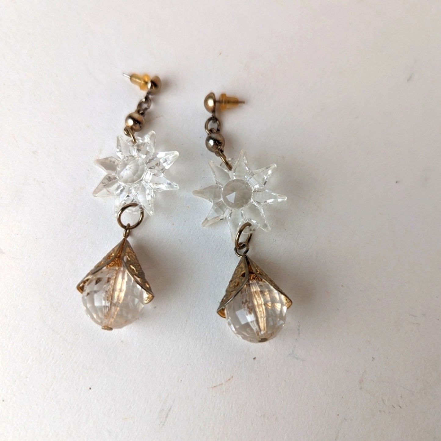 Star Acrylic Teardrop Earrings