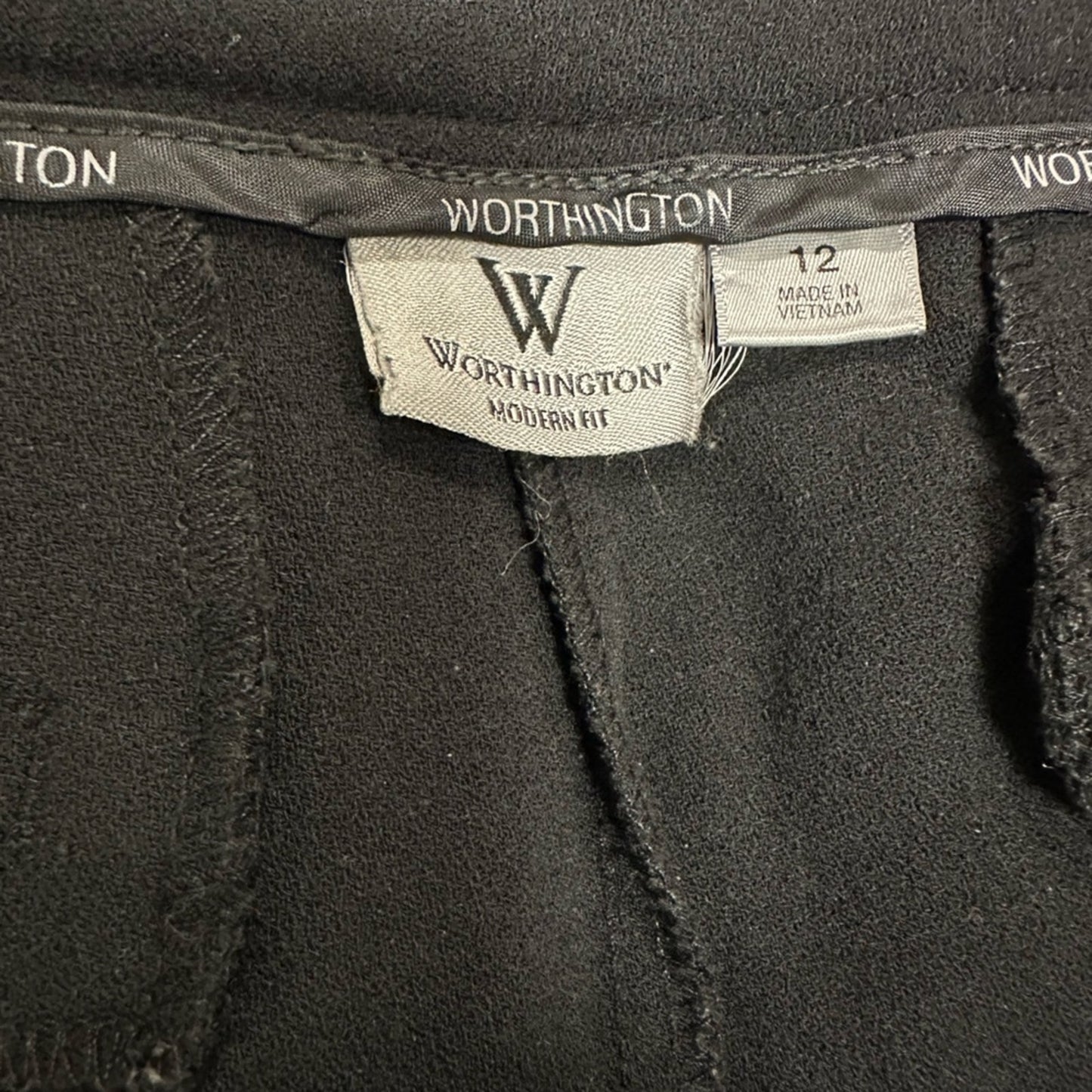 Worthington Black Modern Fit Pants - Elegant & Versatile