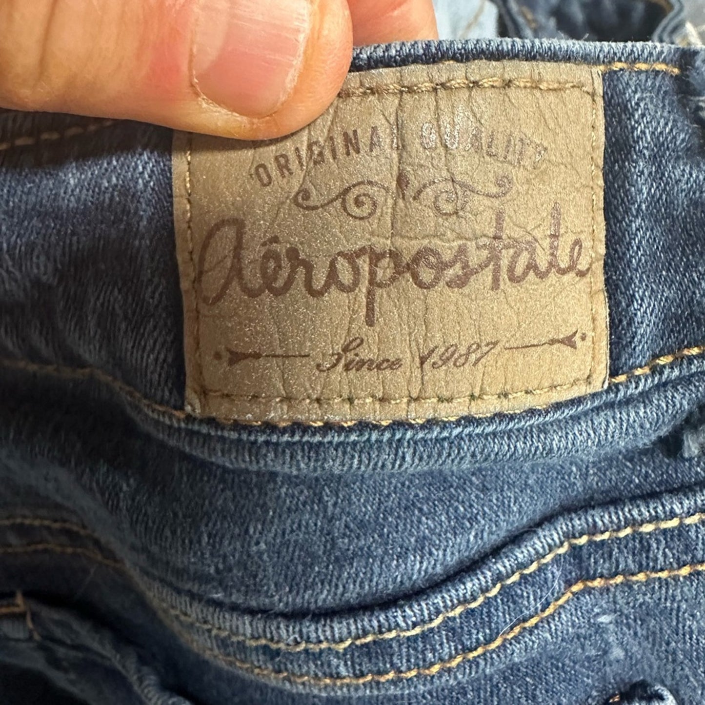 Aeropostale Lola Jeggings Women's Blue Jeans