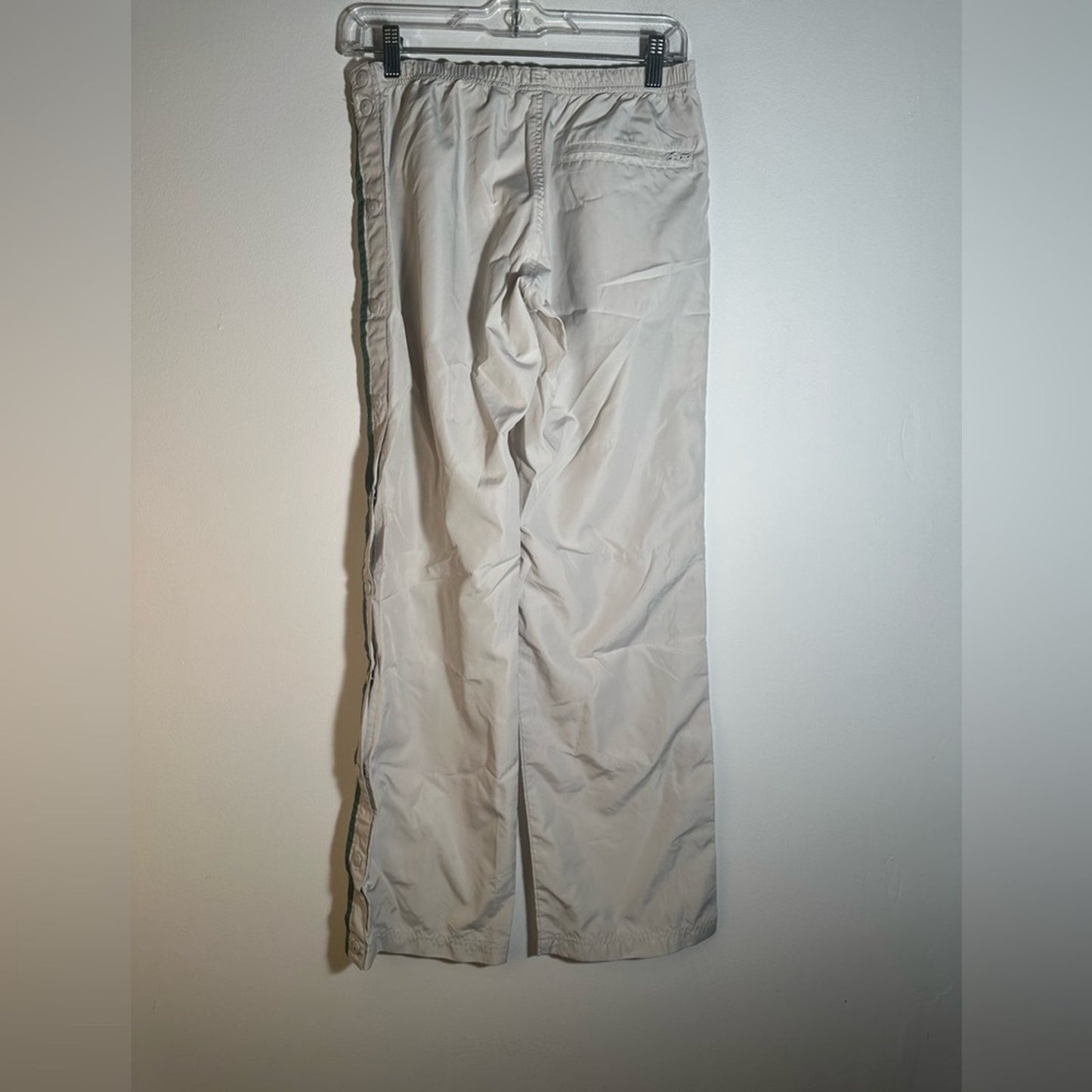 American Eagle Outfitters White and Green Track Pants