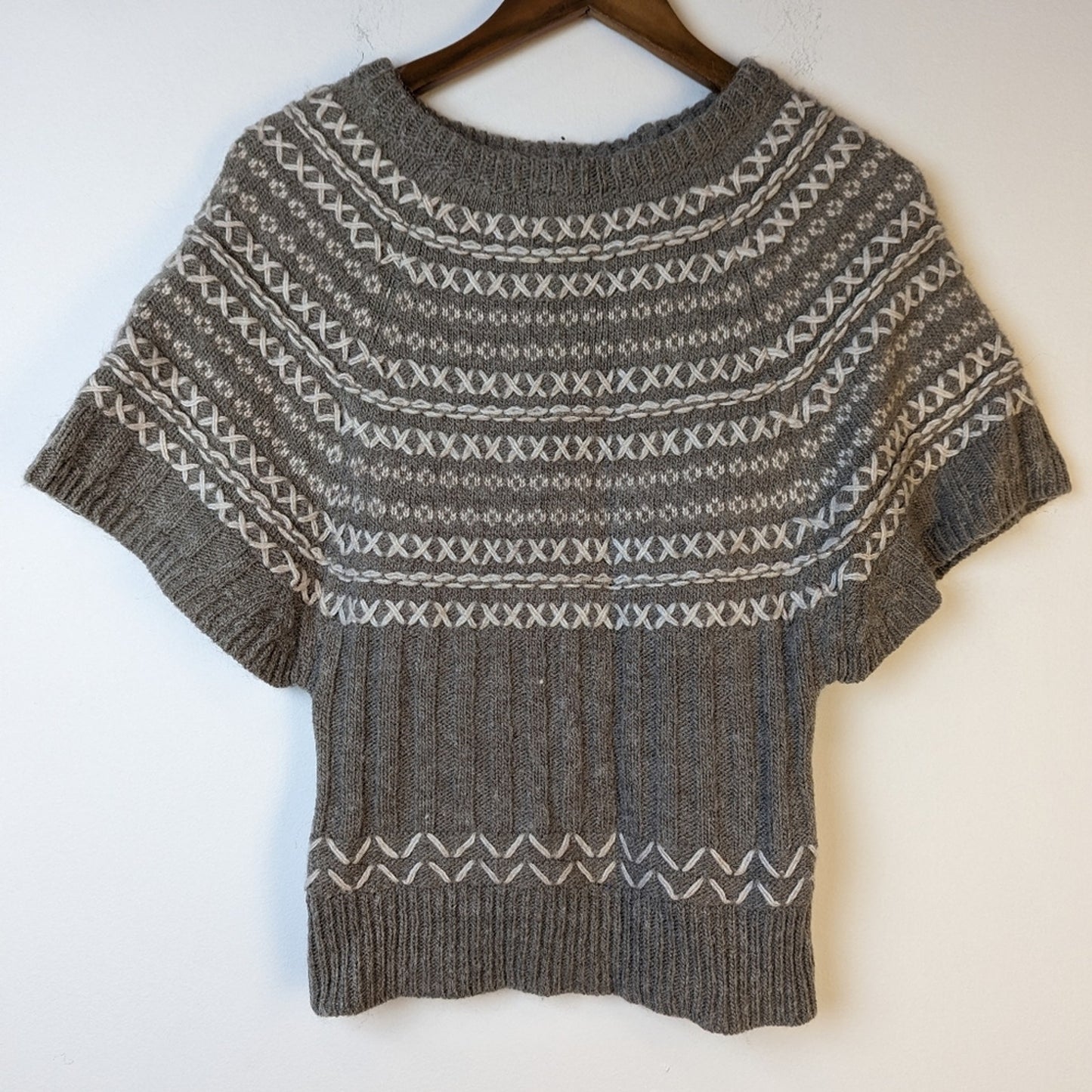 Stambecco Italian Embroidered Sweater - Medium