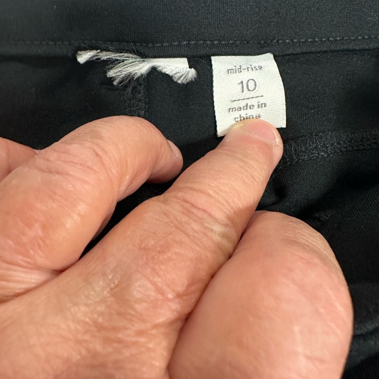 Women’s Mid Rise Black Pants