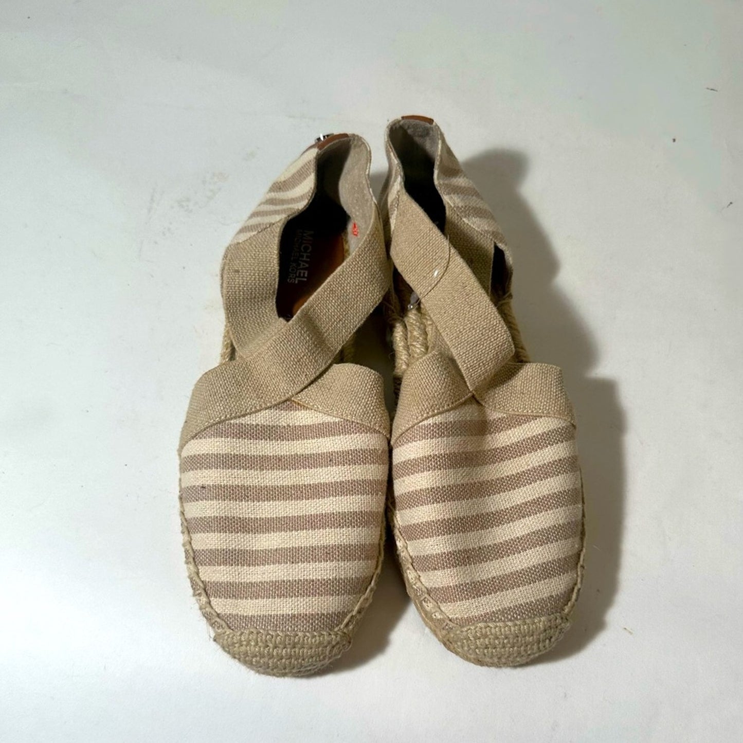 Michael Michael Kors Striped Espadrille Flats