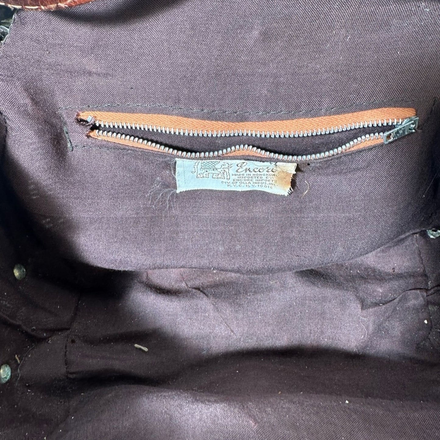 Vintage Brown Woven Leather Strap Women's Bag