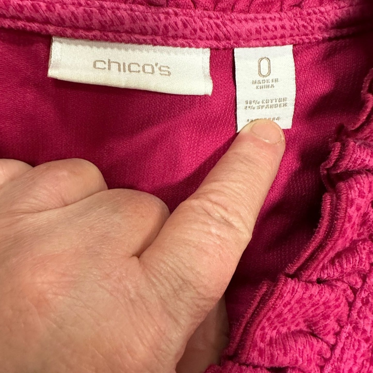 Chicos Bianca Pink Jacket