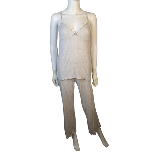 Victoria's Secret Grey Pajama Set - Small