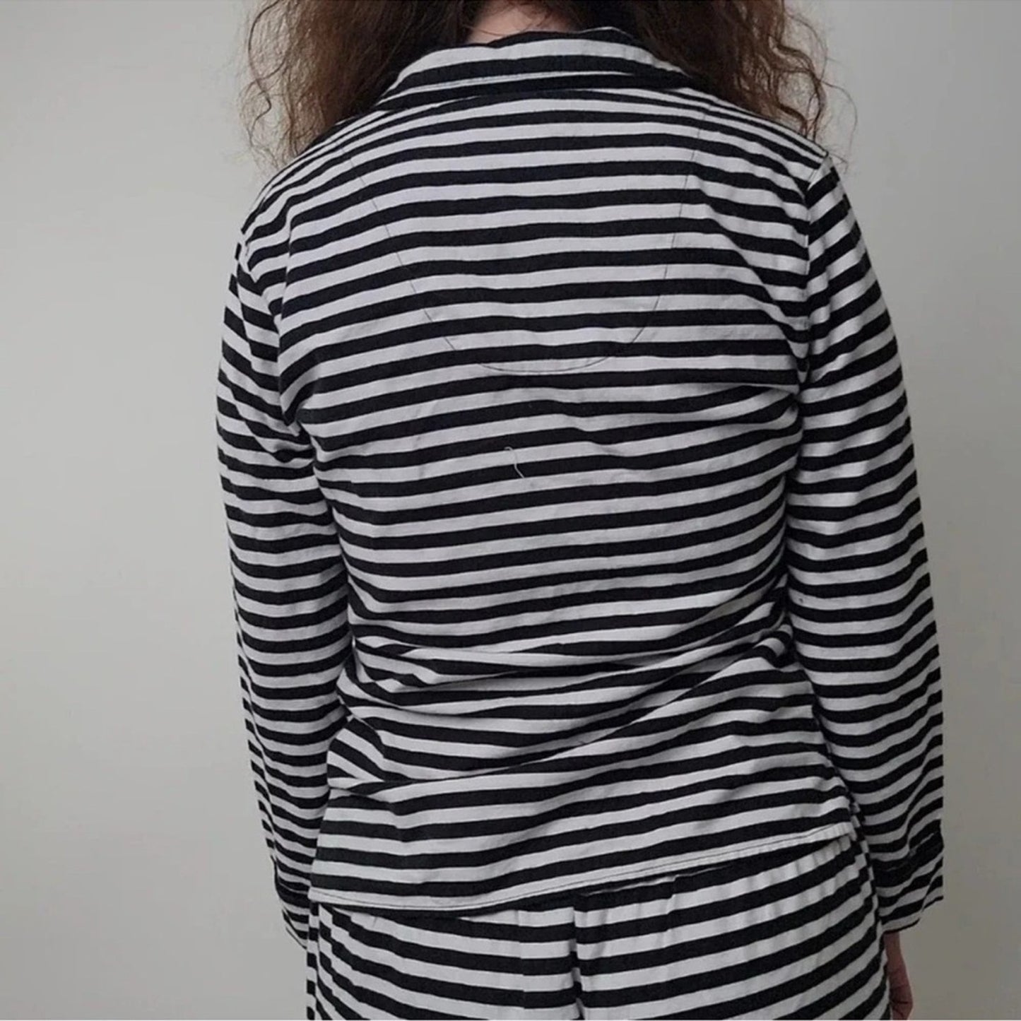 kate spade Black and White Striped Button Up Shirt