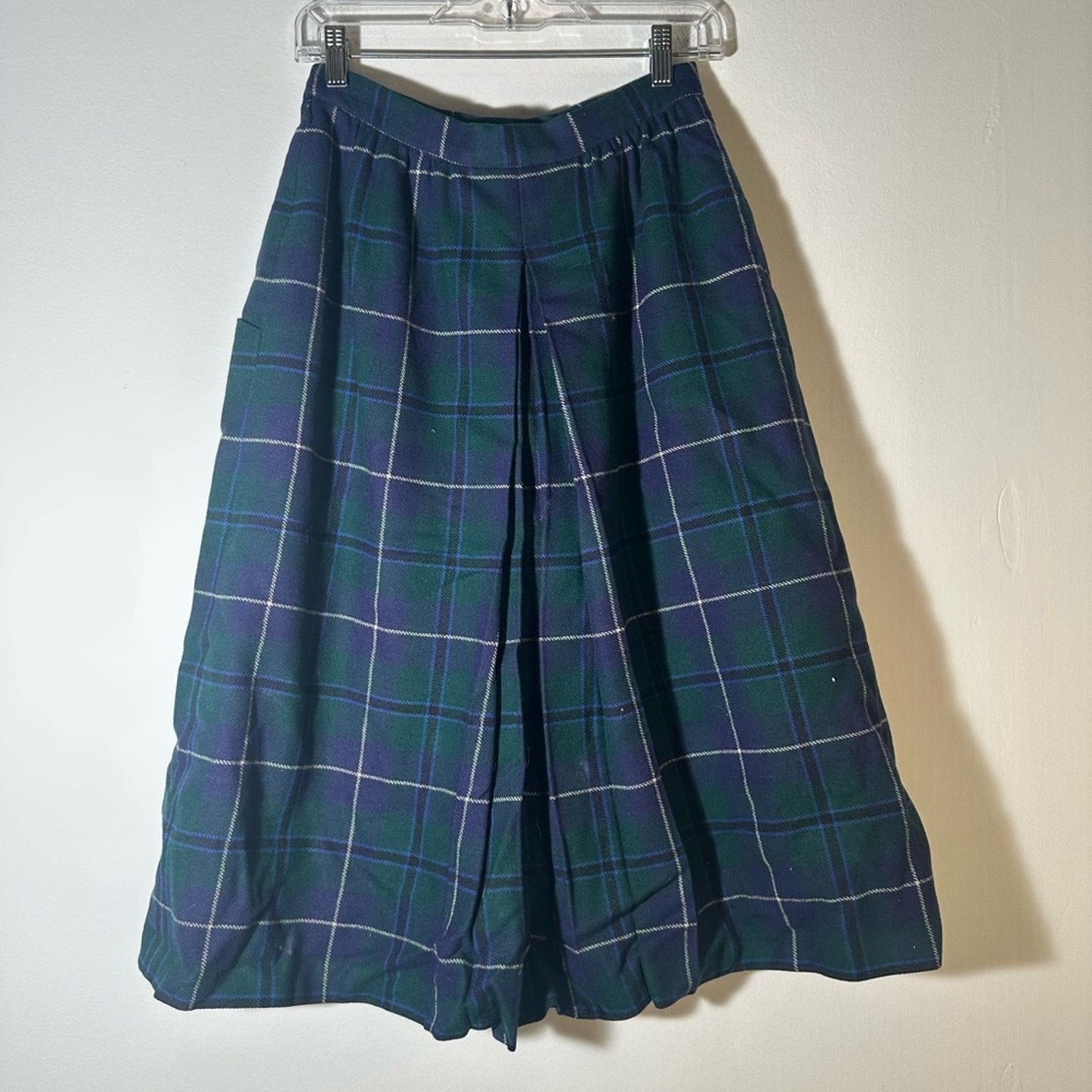 Vintage Laird Portch of Scotland Tartan Plaid Wool Skirt