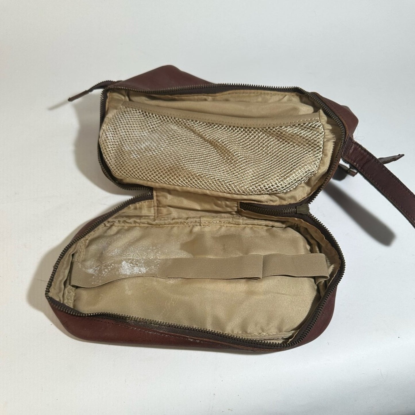 Vintage Bob Timberlake Leather Shaving Bag
