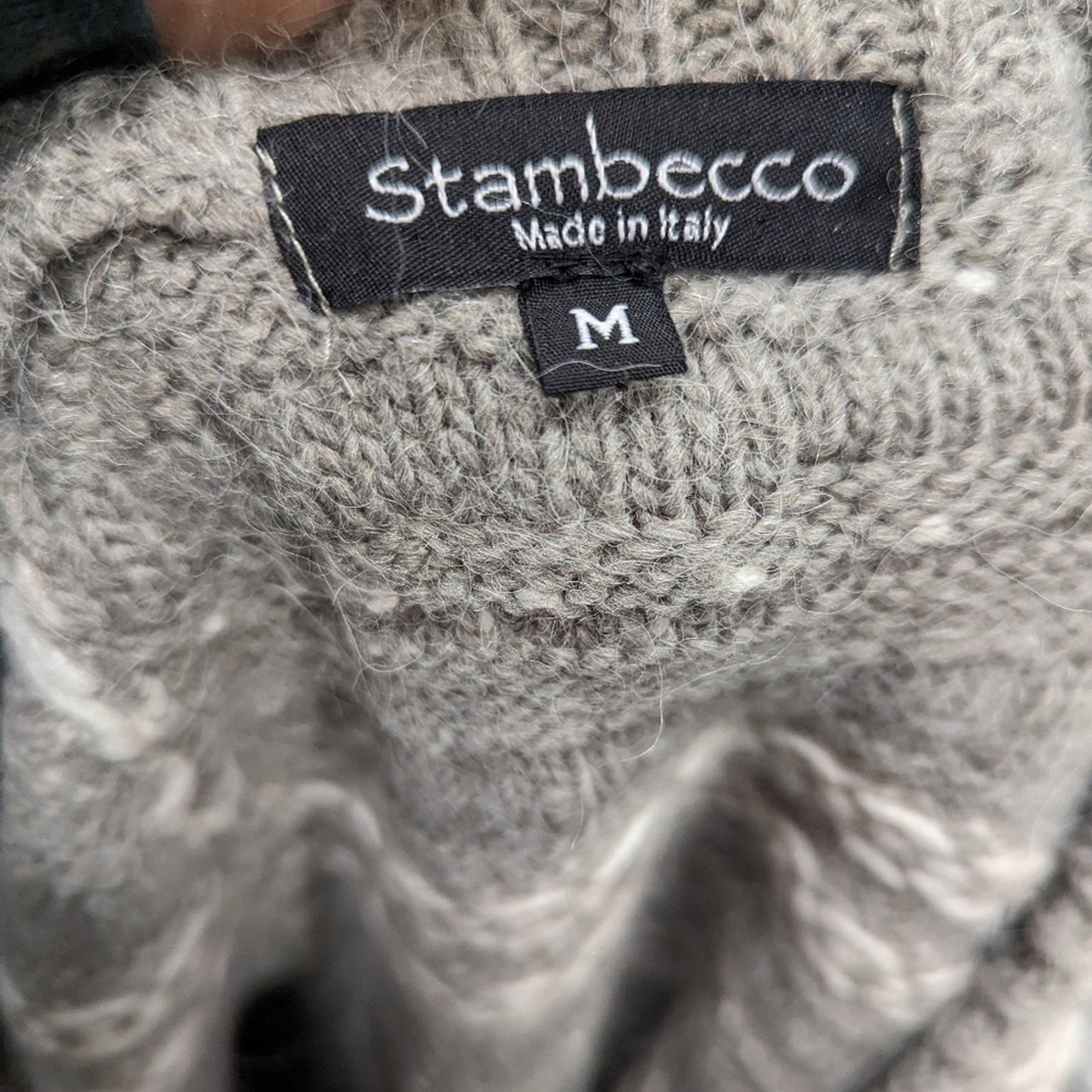 Stambecco Italian Embroidered Sweater - Medium