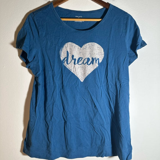 Blue Dream Heart Women's Sleep Tee