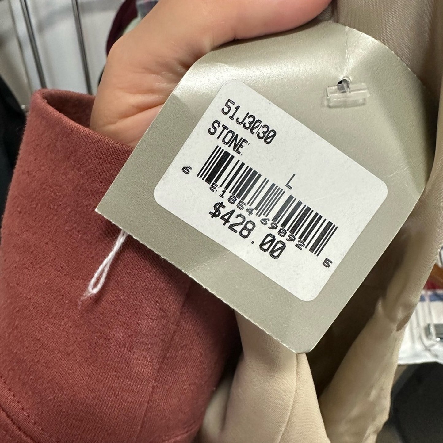 NWT Lafayette New York 148 Chic Beige Open Front Jacket
