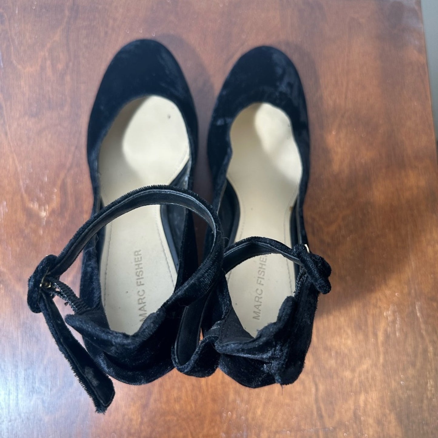 Marc Fisher Elegant Black Velvet Women's Heels