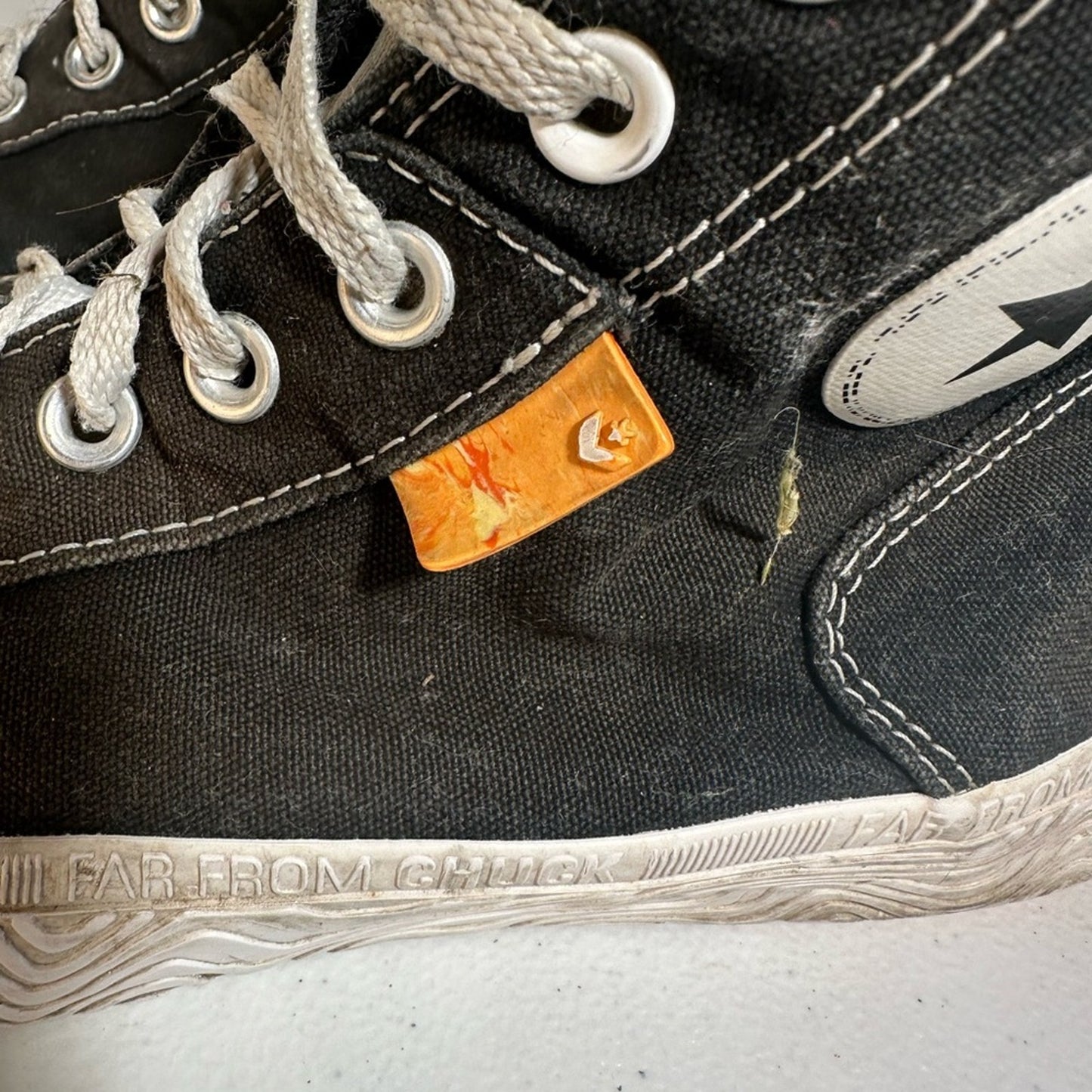Converse Black High-Top Sneakers with Star Logo