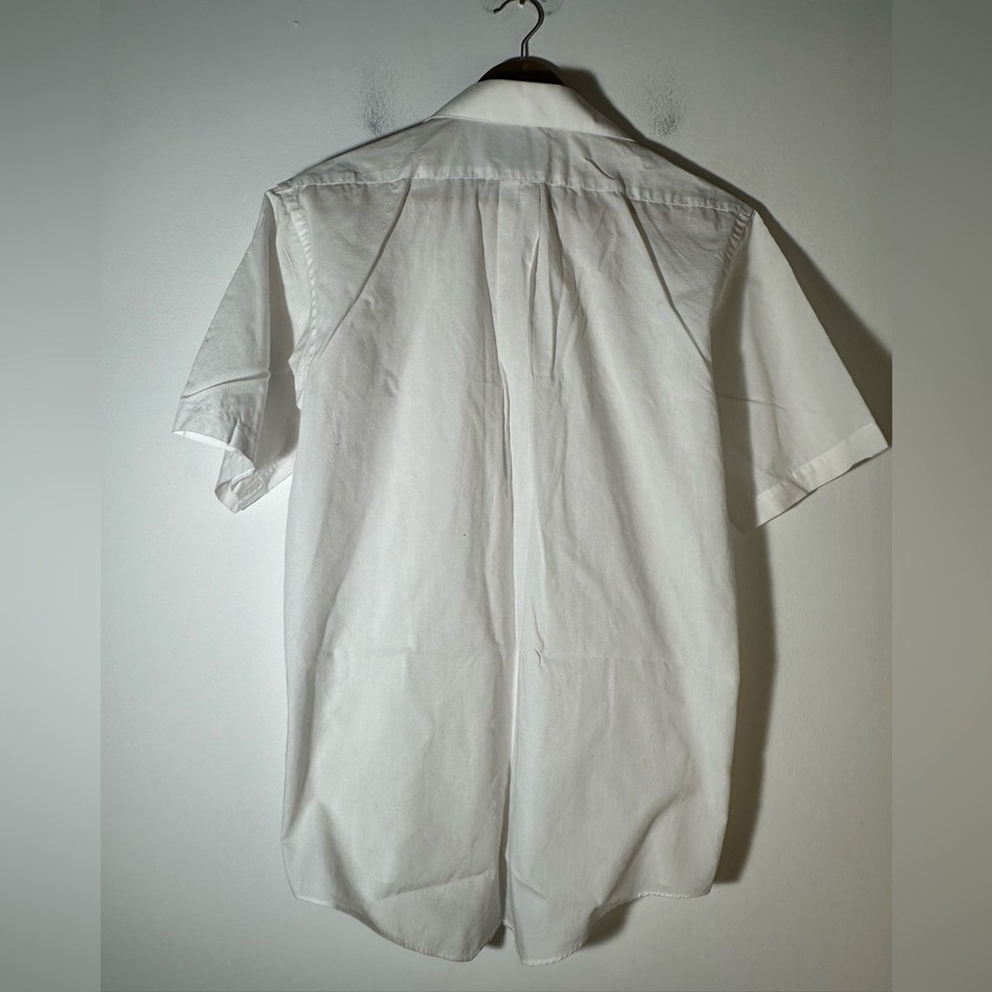 White Men's Short Sleeve Shirt