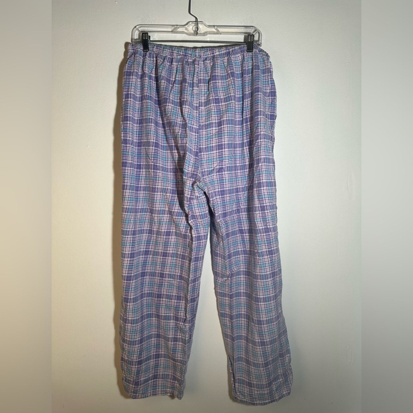 Plaid Pajama Pants in Blue and Purple
