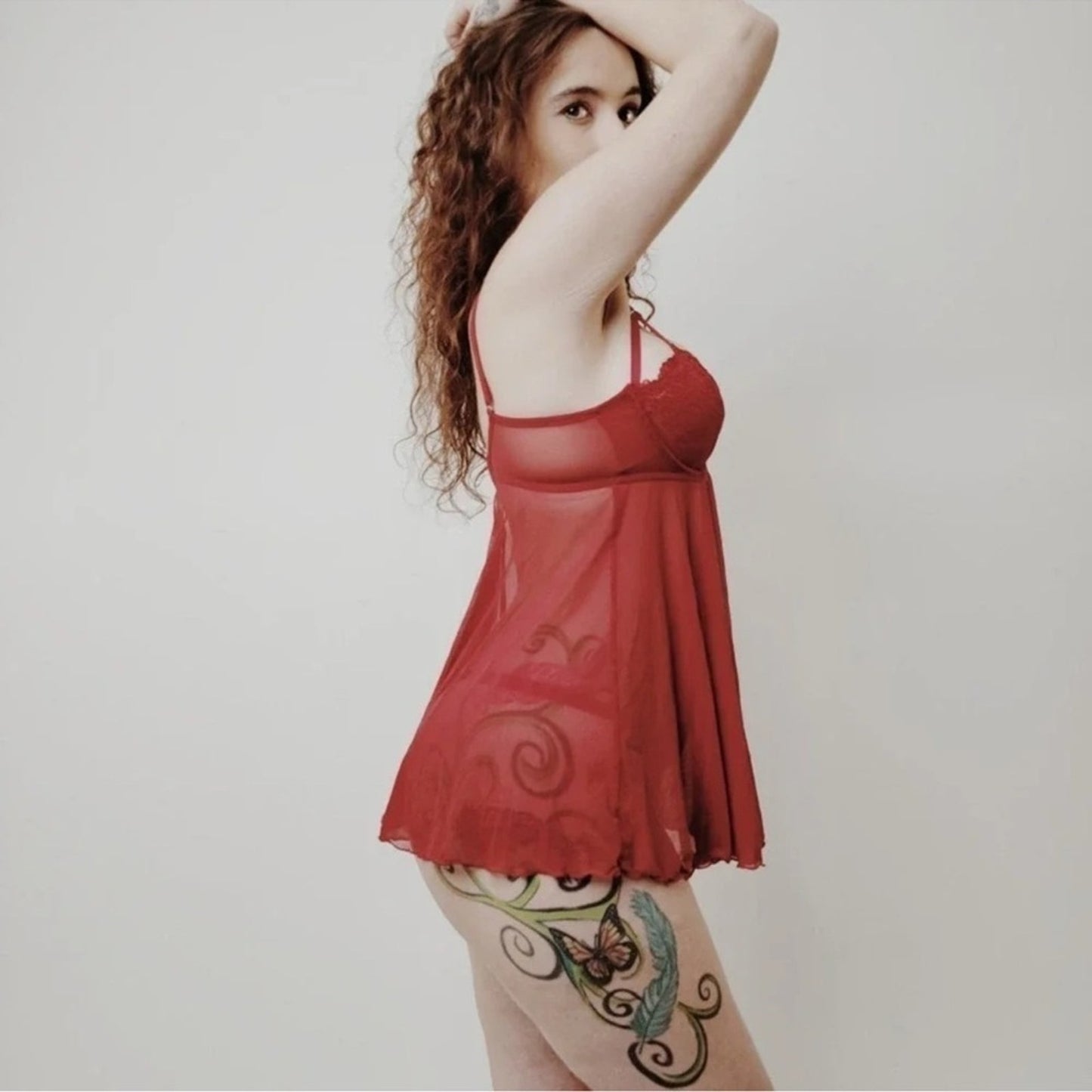 Maidenform Scarlet Lace Lingerie