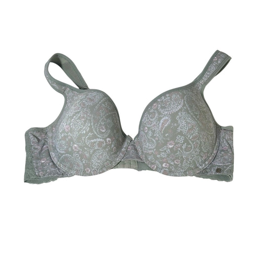 Lucky Brand Gray and Pink Underwire Bra with Molded Cups