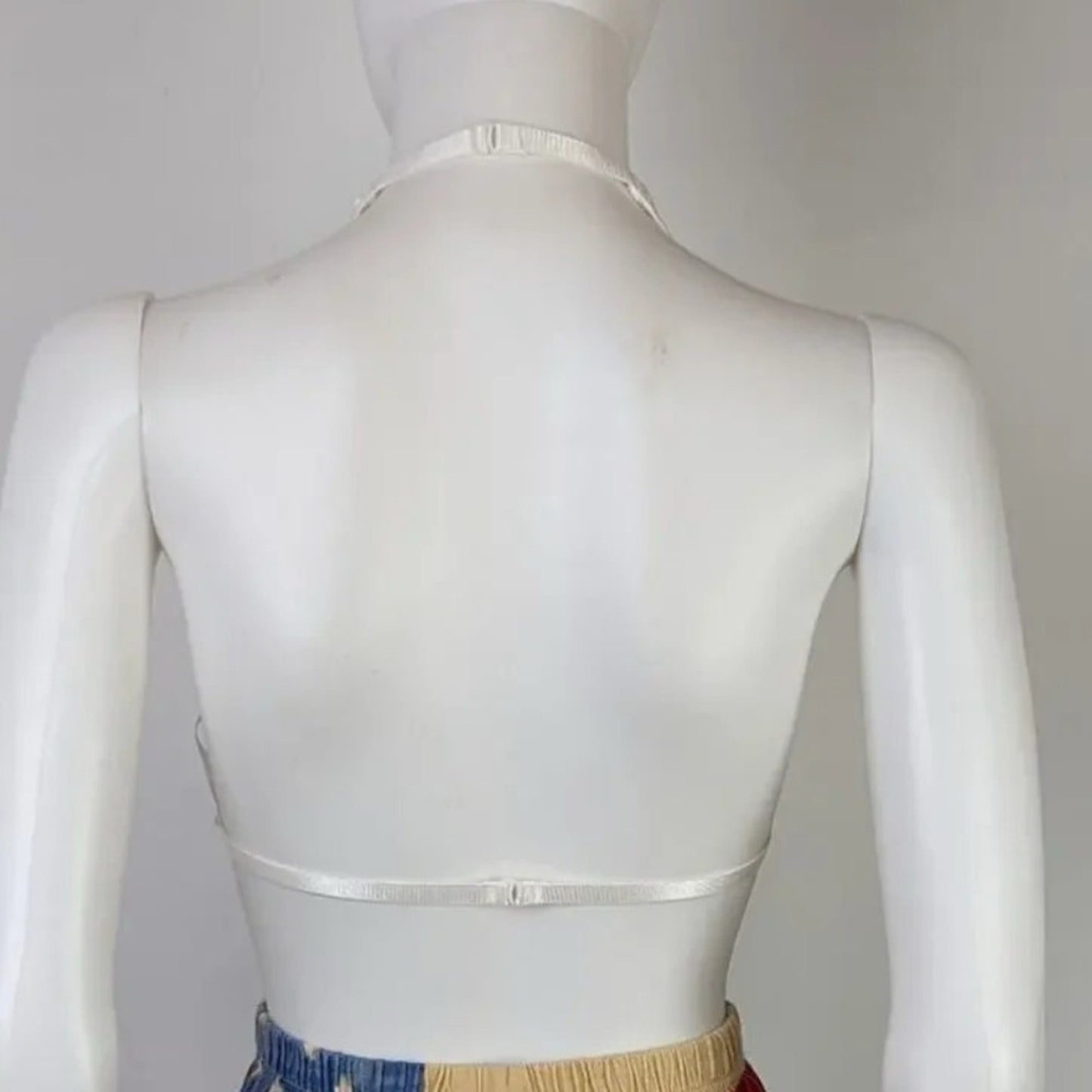 Frederick's of Hollywood White Ruffled Bralette