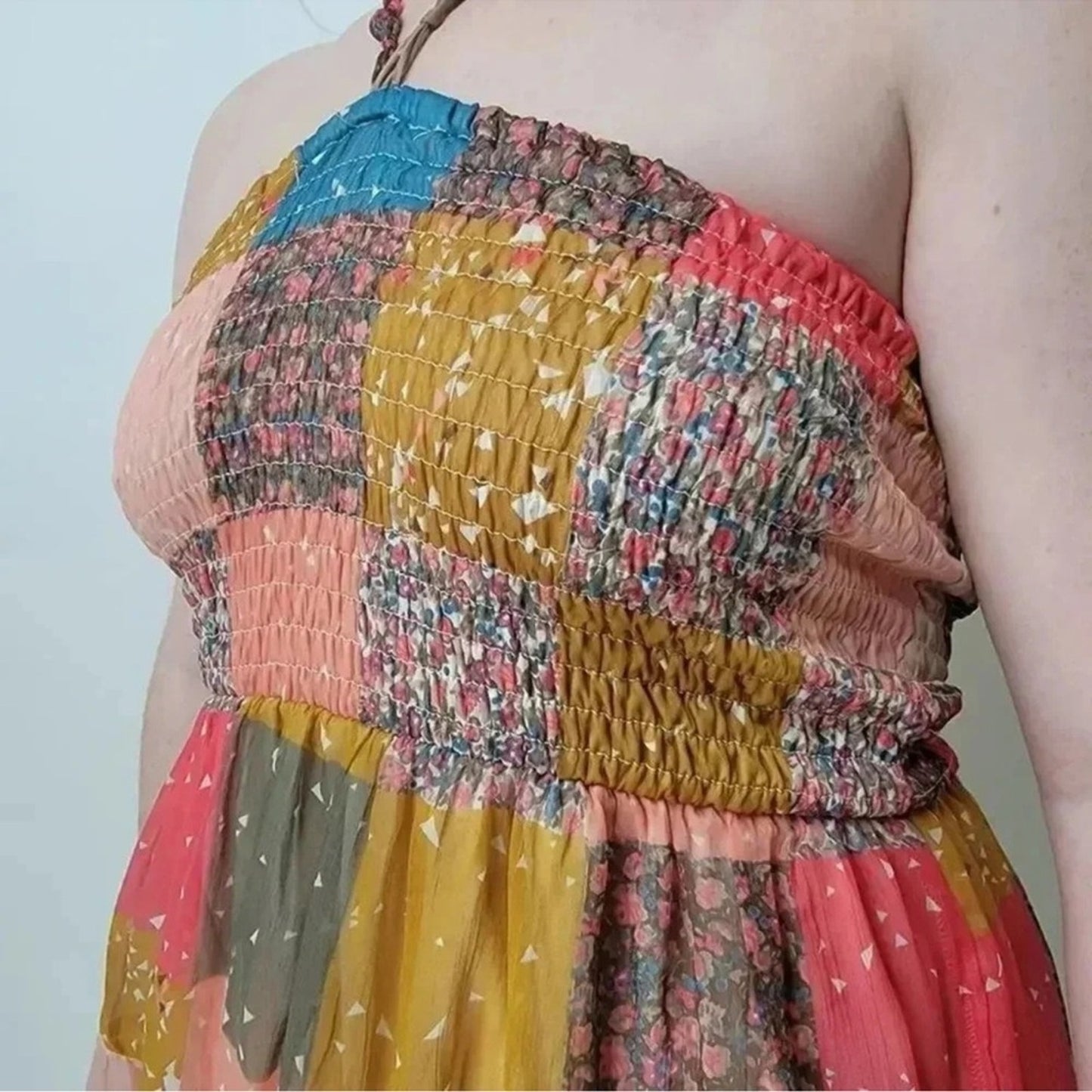 American Rag Patchwork Summer Dress