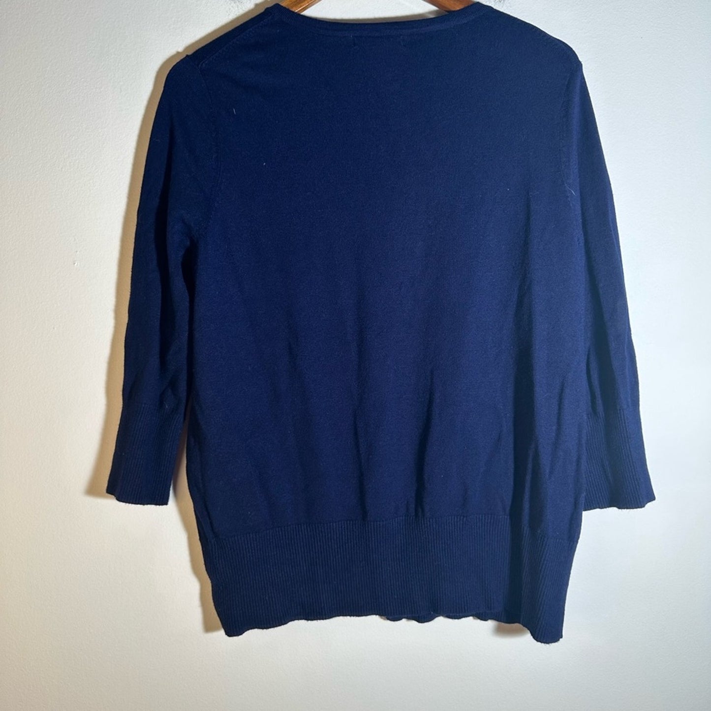 Women's Navy Cardigan Sweater