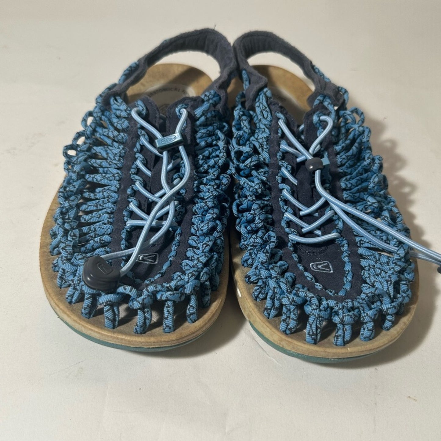 Keen Navy and Light Blue Woven Sandals