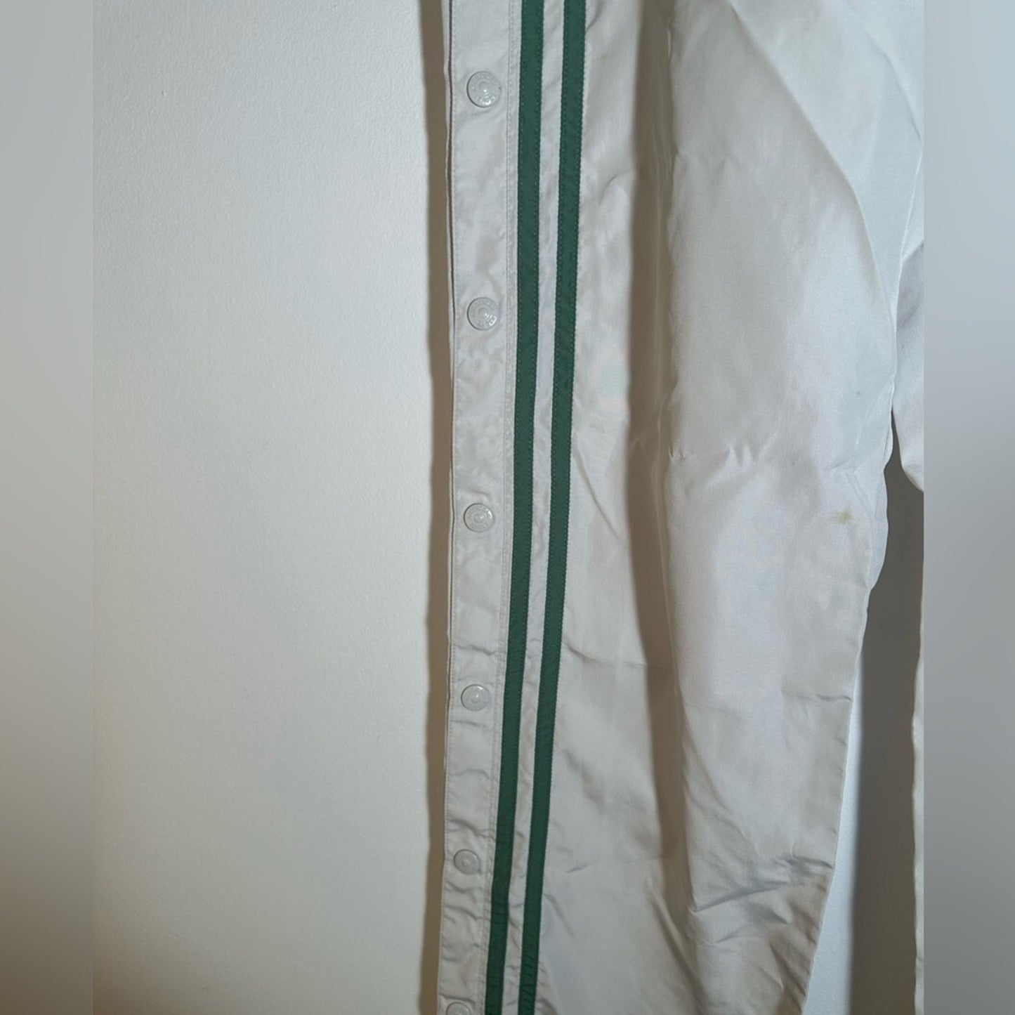 American Eagle Outfitters White and Green Track Pants