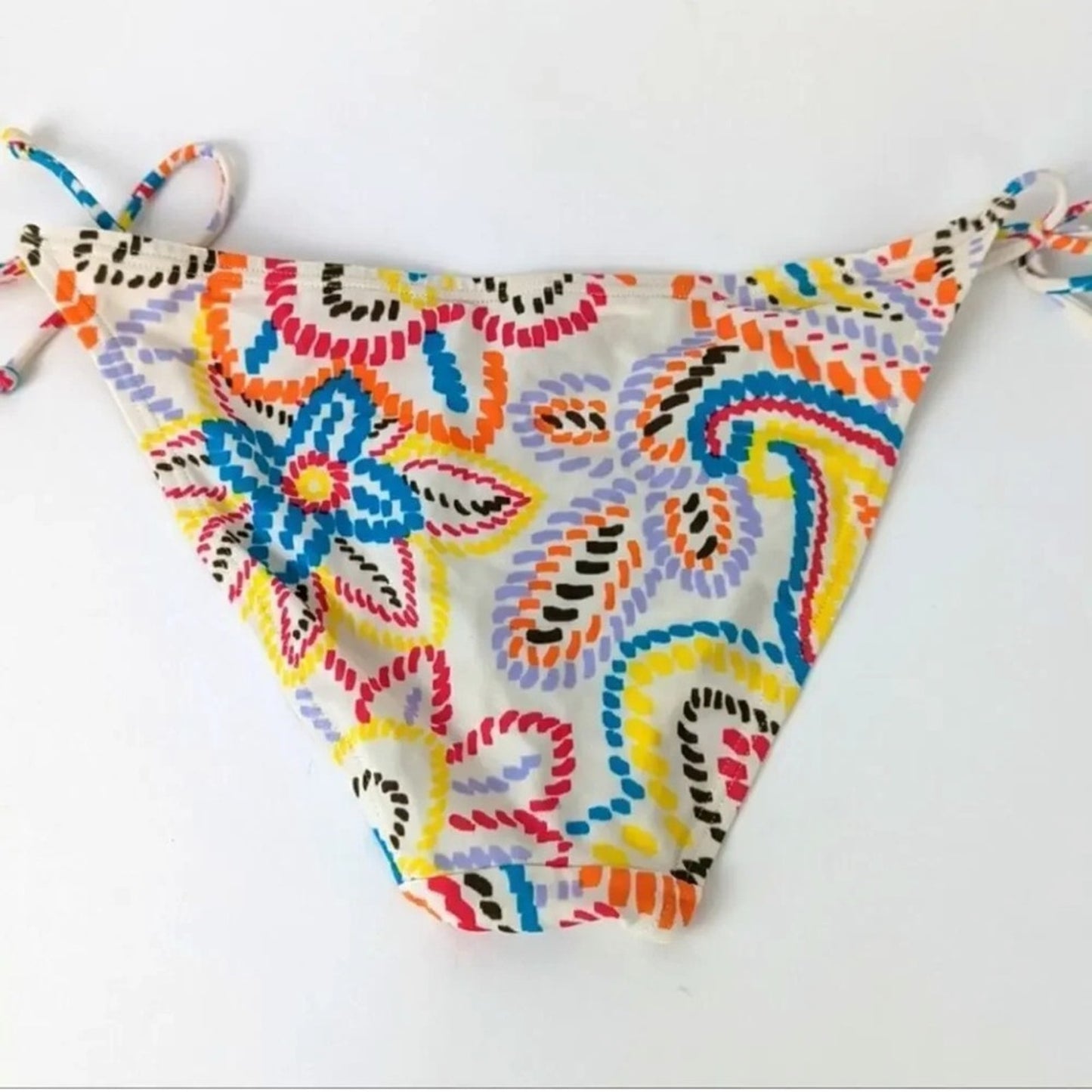 Colorful Patterned Bikini Bottom