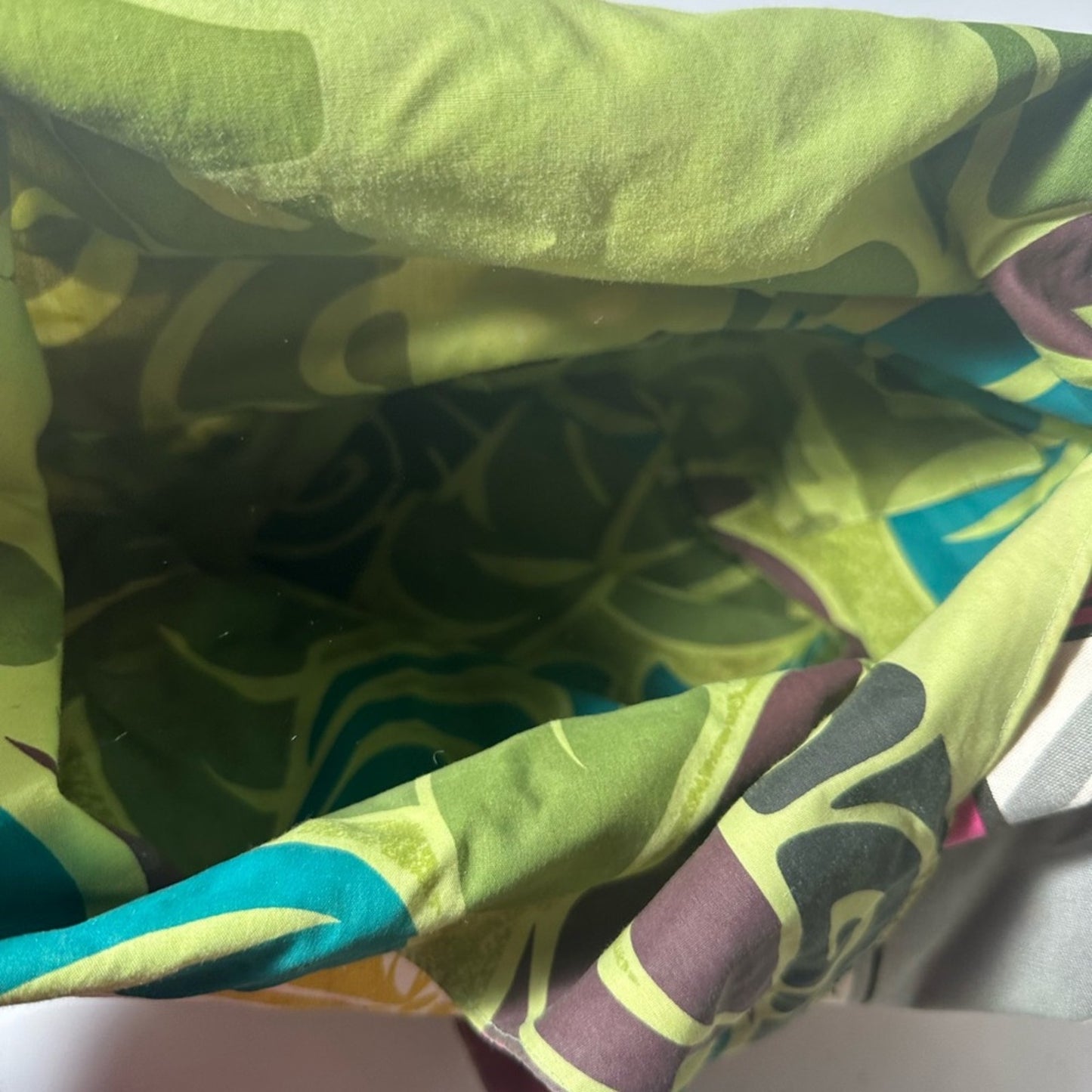 Vibrant Pink and Yellow Floral Tote Bag