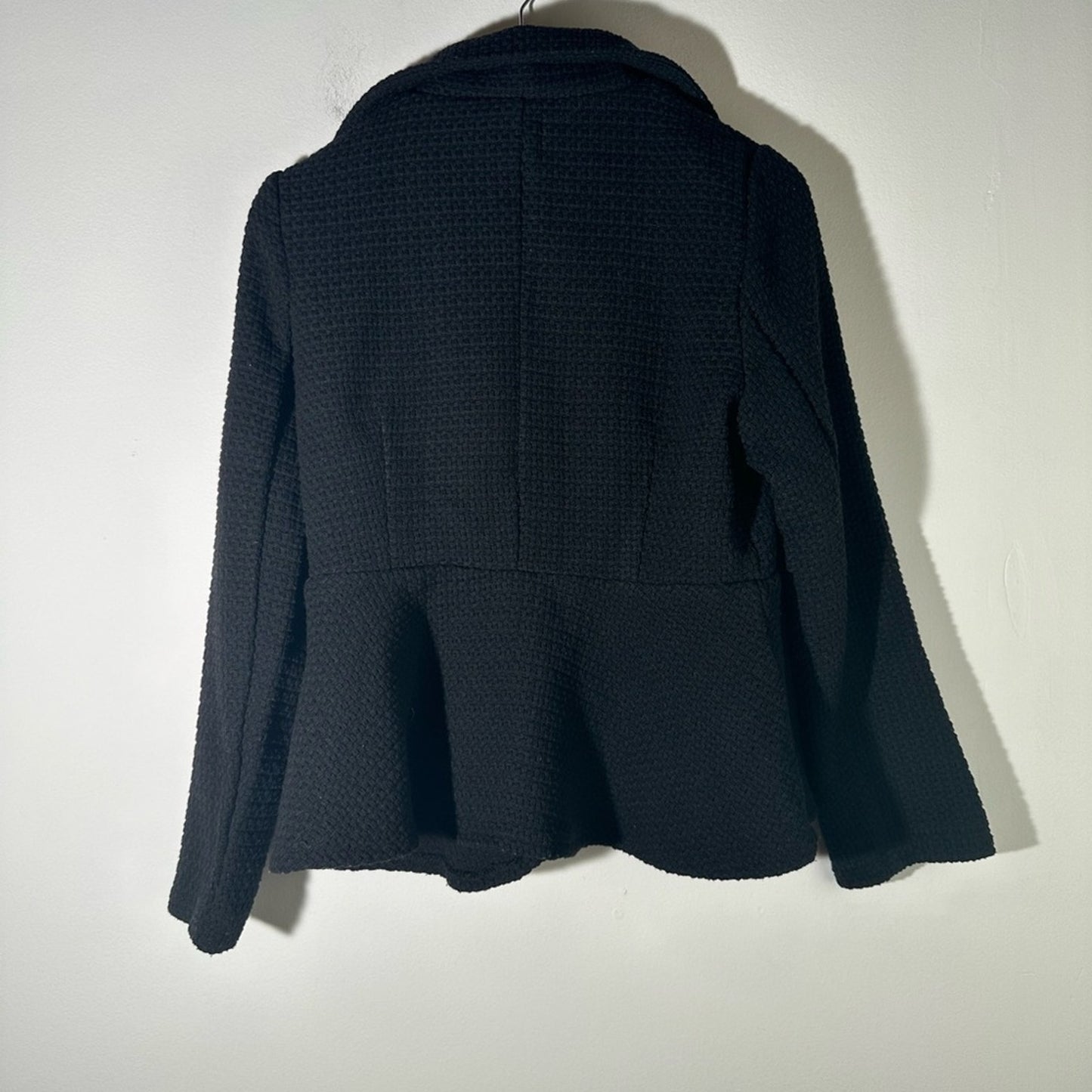 SHEIN Clasi Button Front Peplum Jacket