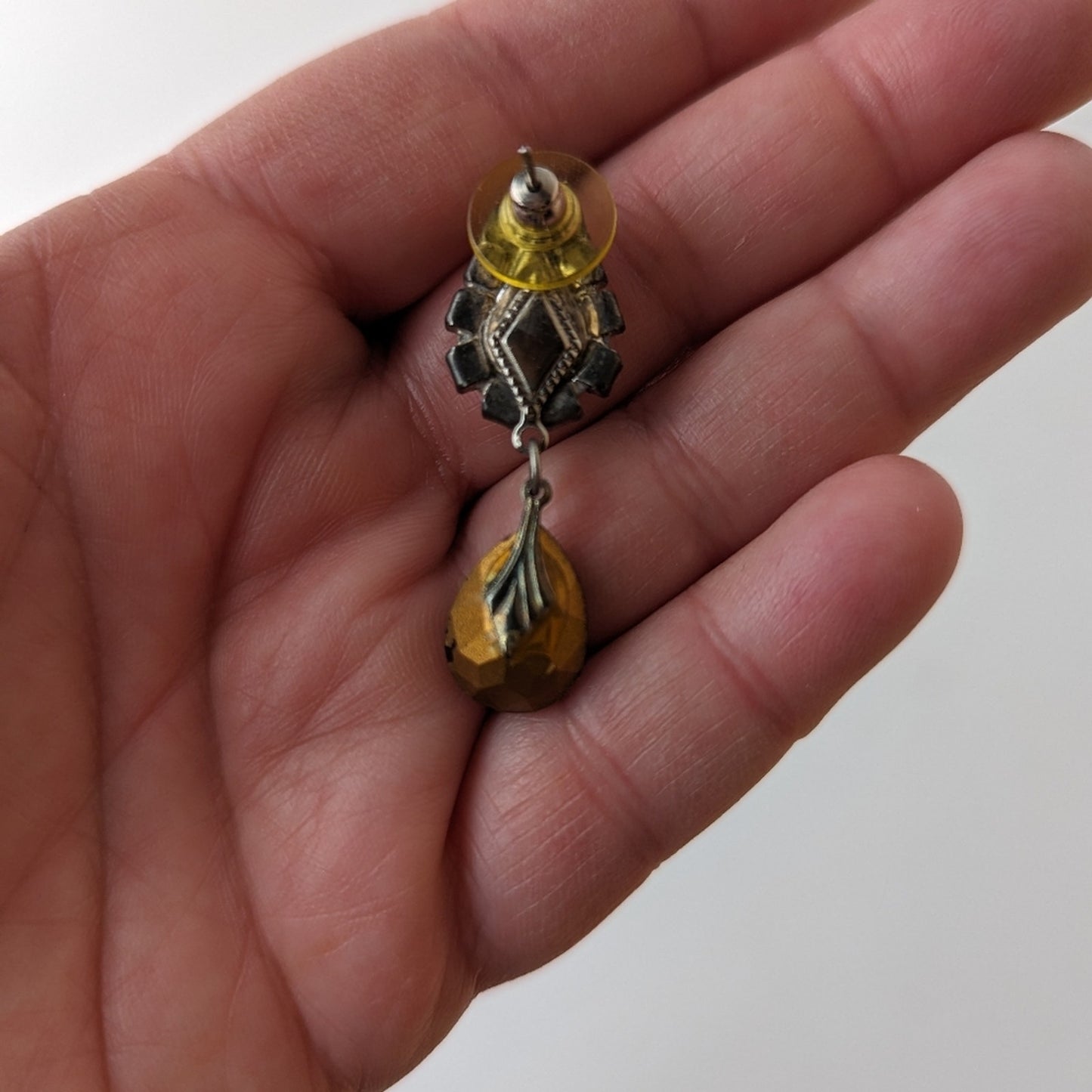 Amethyst Colored Drop Earrings