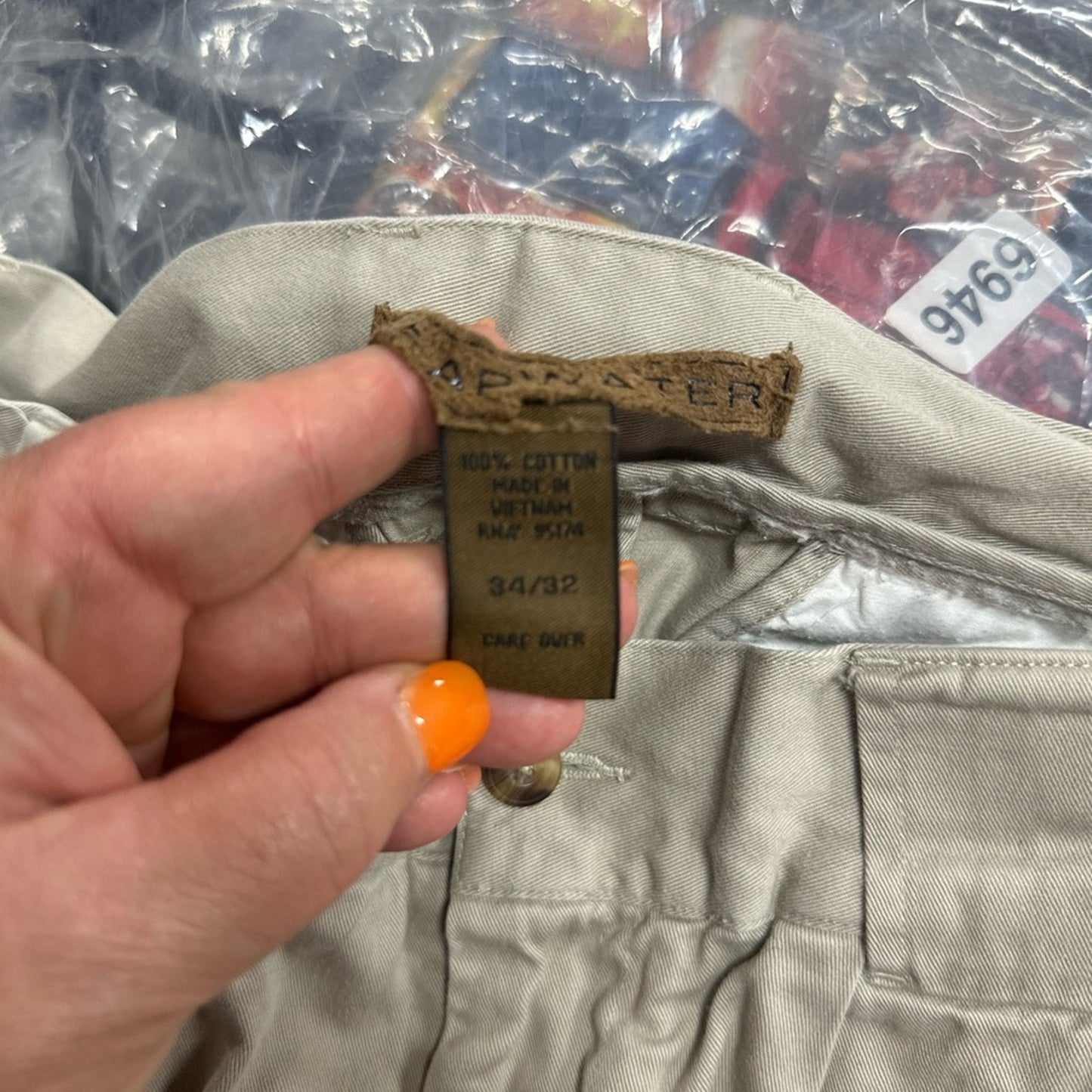 Clearwater Men's Tan Cargo Pants